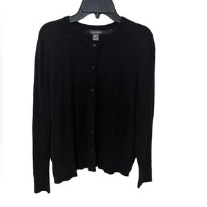Eddie Bauer Open Front Shrug Knit Cardigan
 Black Size PL